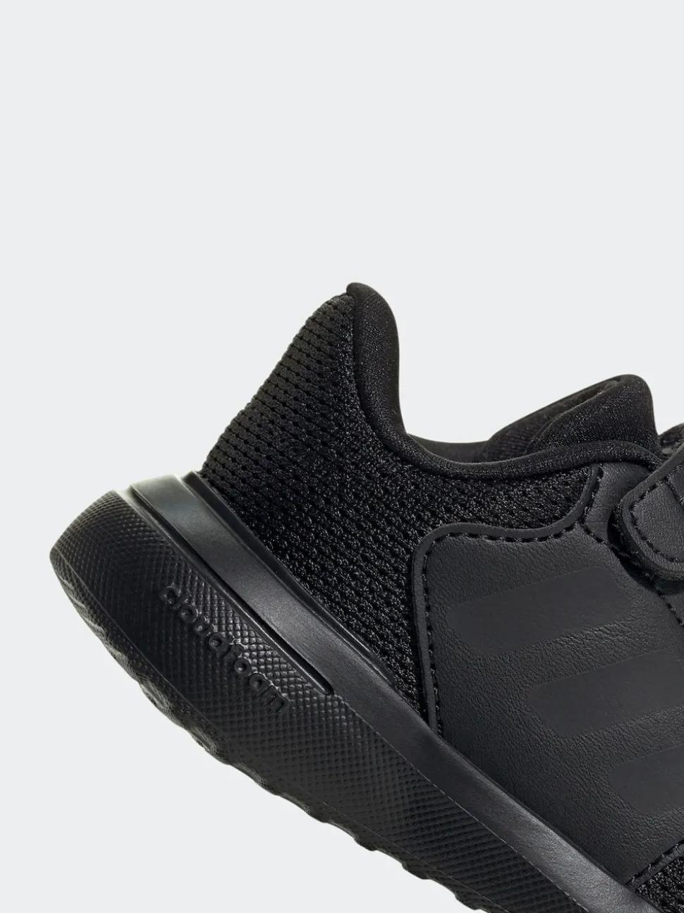 adidas Dark Black Tensaur Run 3.0 Easy On Infant Trainers