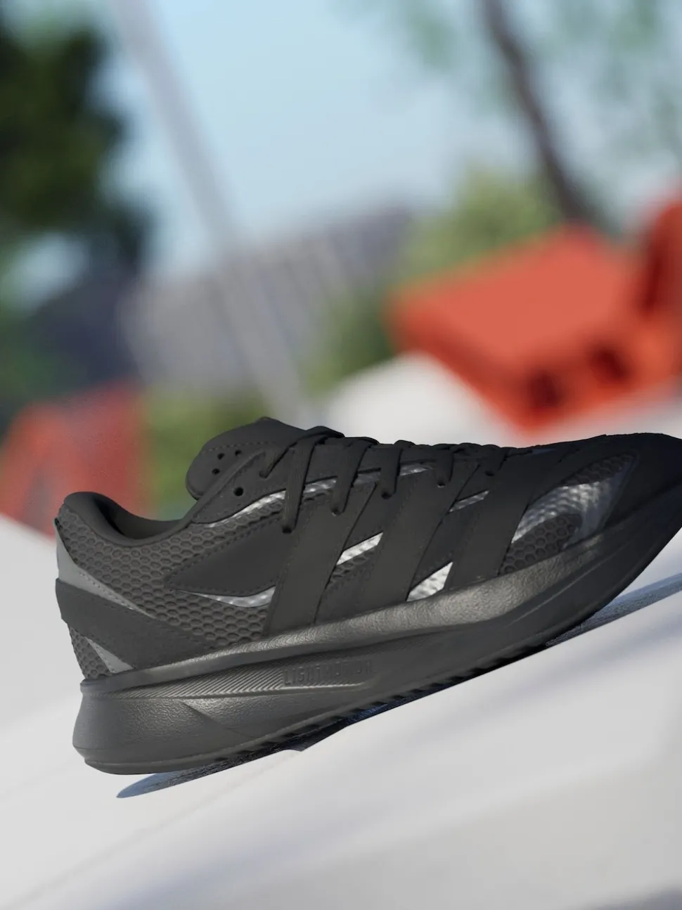 adidas Originals Black Lightblaze Lace Junior Trainers