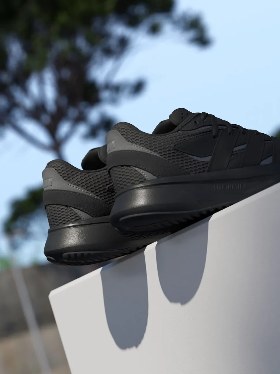 adidas Originals Black Lightblaze Lace Junior Trainers