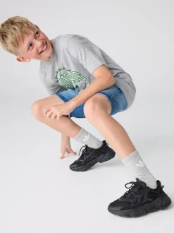 adidas Originals Black OZWEEGO Lace Junior Trainers