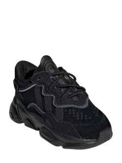 adidas Originals Black OZWEEGO Elastic Lace Infant Trainers