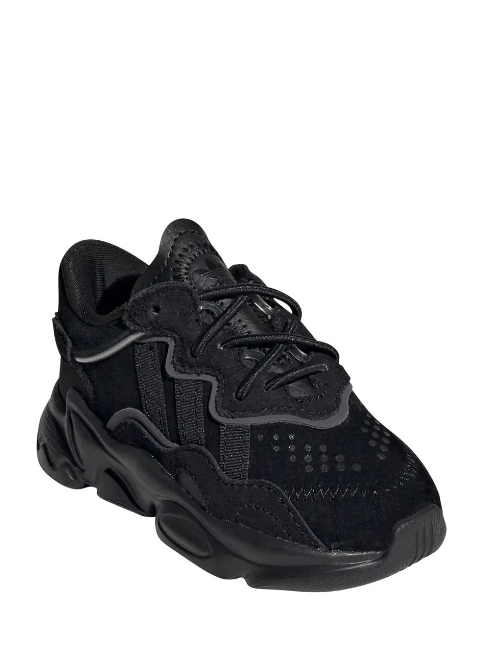 adidas Originals Black OZWEEGO Elastic Lace Infant Trainers