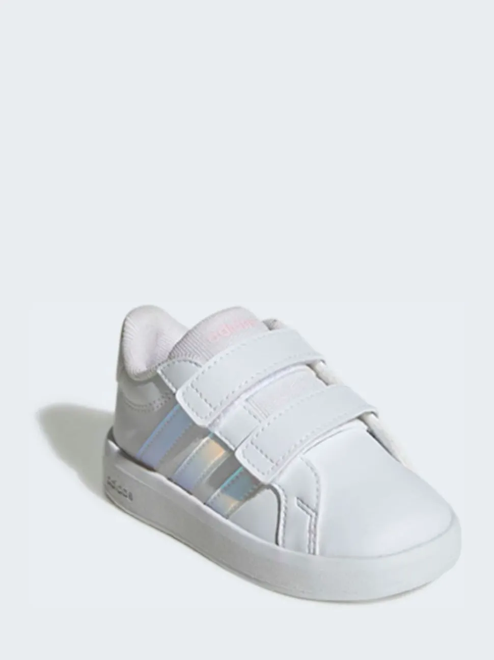 adidas White Grand Court 3.0 Infant Trainers