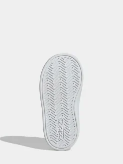 adidas White Grand Court 3.0 Infant Trainers