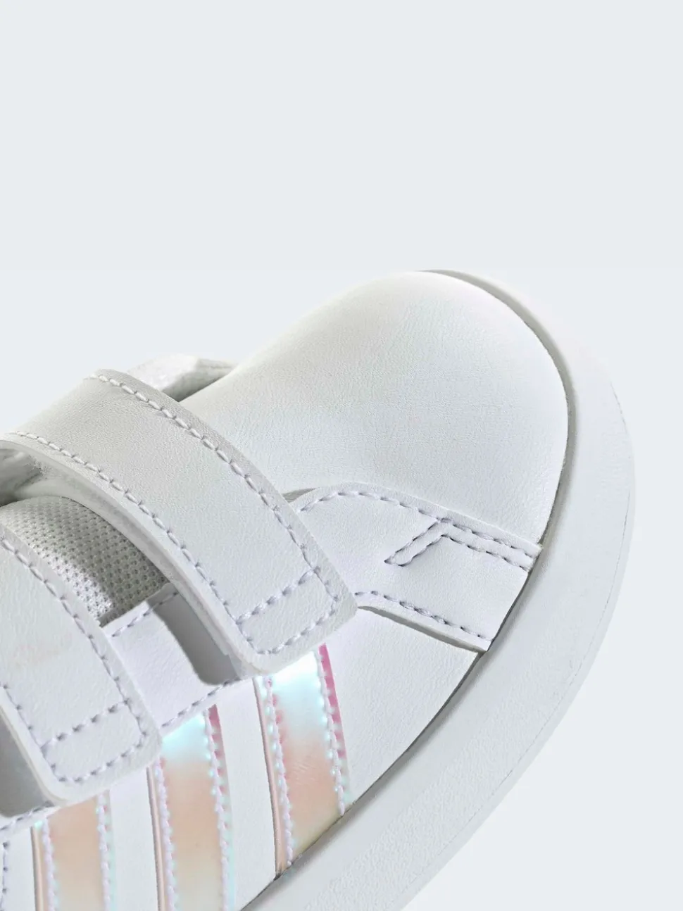 adidas White Grand Court 3.0 Infant Trainers