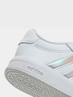 adidas White Grand Court 3.0 Infant Trainers