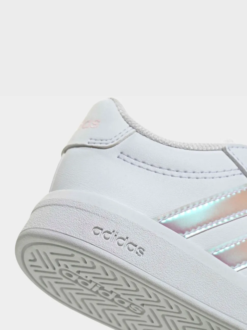 adidas White Grand Court 3.0 Infant Trainers