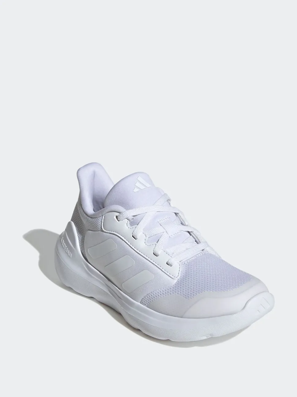 adidas White Tensaur Run 2.0 Lace Junior Trainers