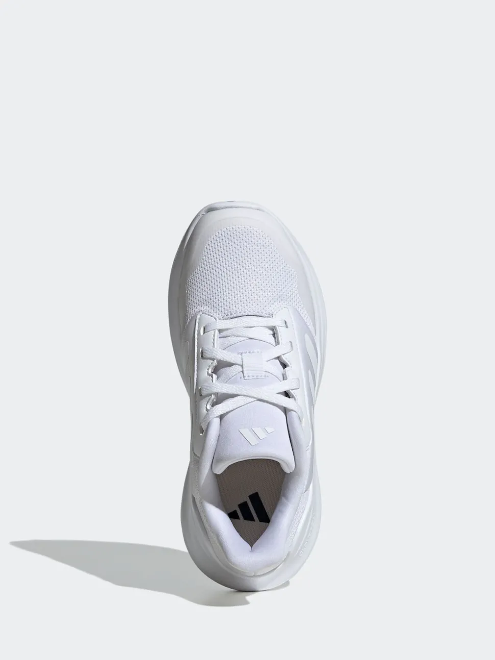 adidas White Tensaur Run 2.0 Lace Junior Trainers