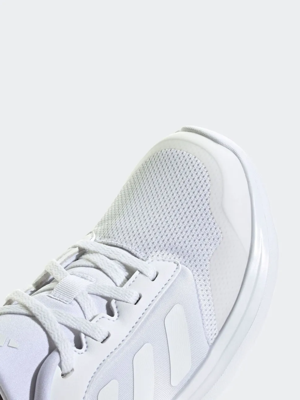 adidas White Tensaur Run 2.0 Lace Junior Trainers