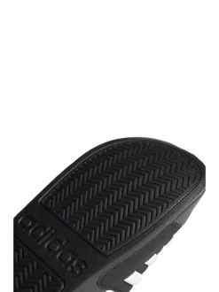 adidas Black Adilette Kids Swim Sandals