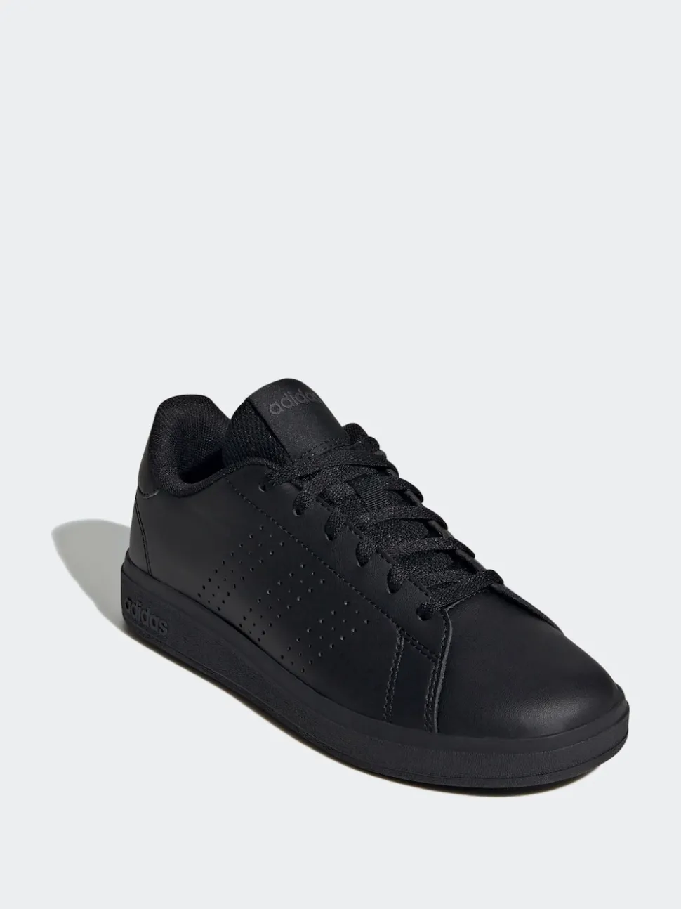 adidas Black Advantage Base 2.0 Lace Junior Trainers