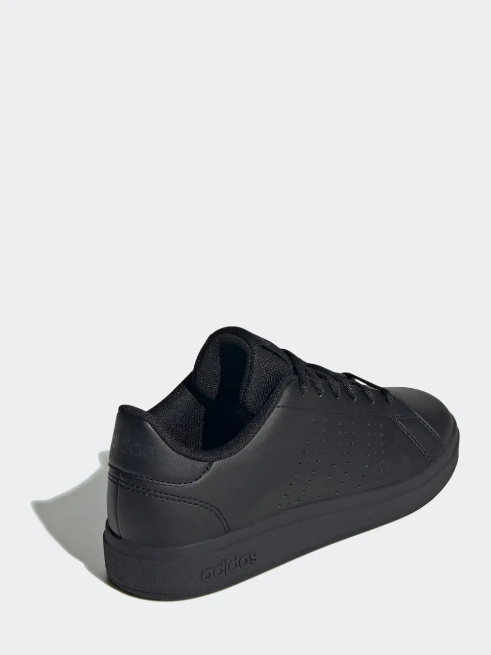 adidas Black Advantage Base 2.0 Lace Junior Trainers
