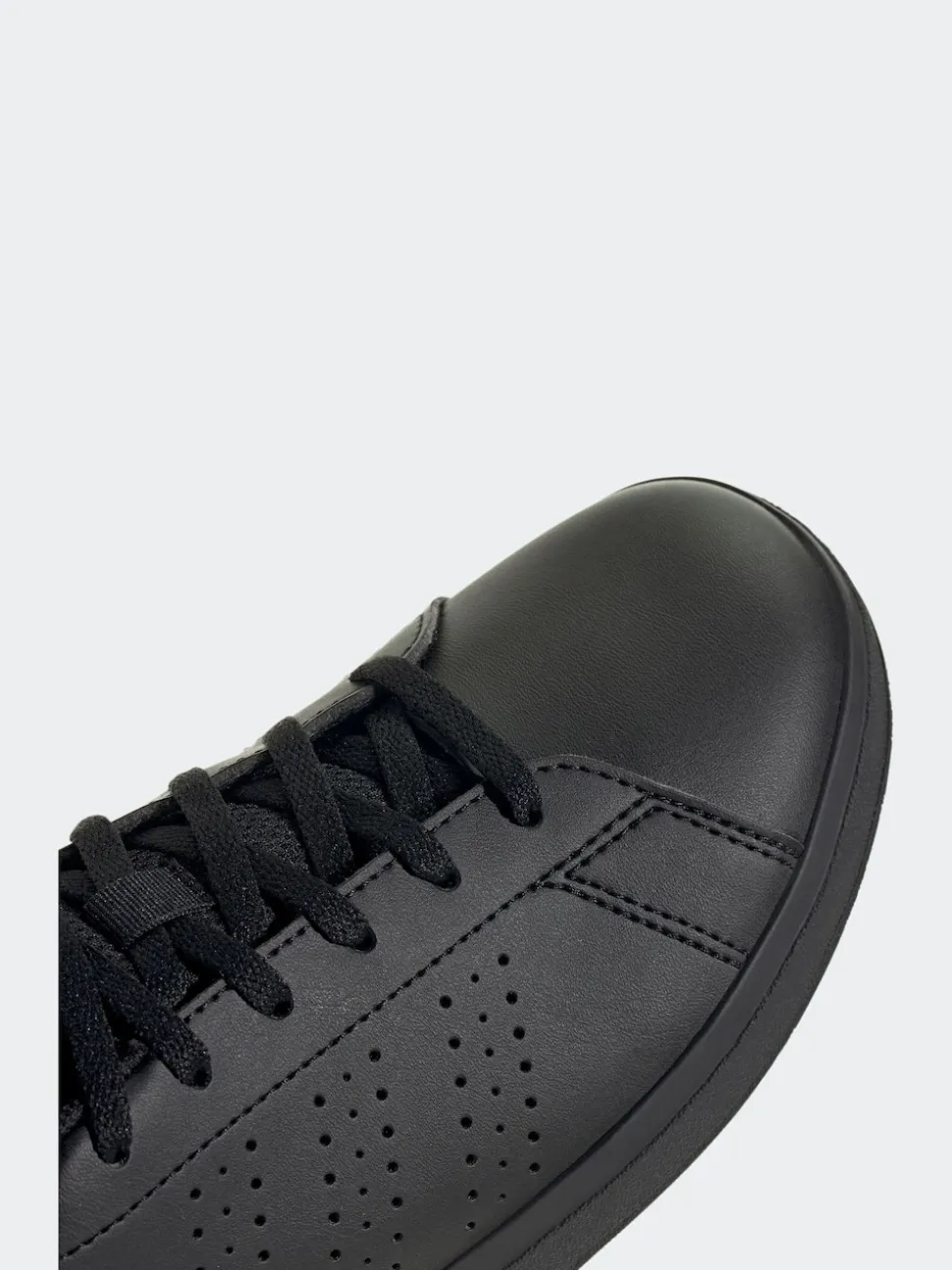adidas Black Advantage Base 2.0 Lace Junior Trainers