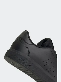 adidas Black Advantage Base 2.0 Lace Junior Trainers