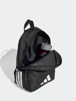 adidas Black 3 Bar Kids Backpack