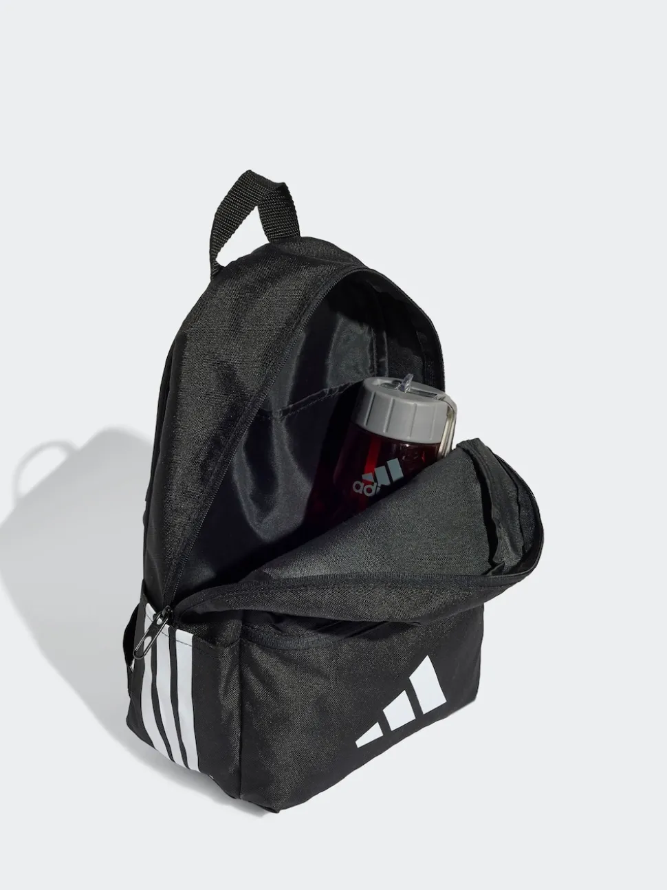 adidas Black 3 Bar Kids Backpack