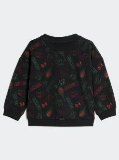 adidas Black Disney Mickey Mouse Sweatshirt and Jogger Infant Kids