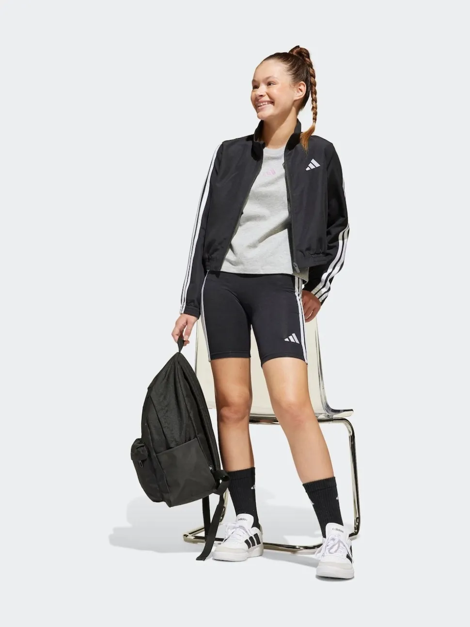 adidas Black Essentials Climacool Jacket Kids