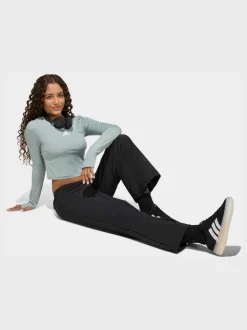 adidas Black Future Icons Wide Stretch Trousers