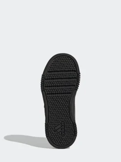 adidas Black Hook and Loop Tensaur Kids Trainers