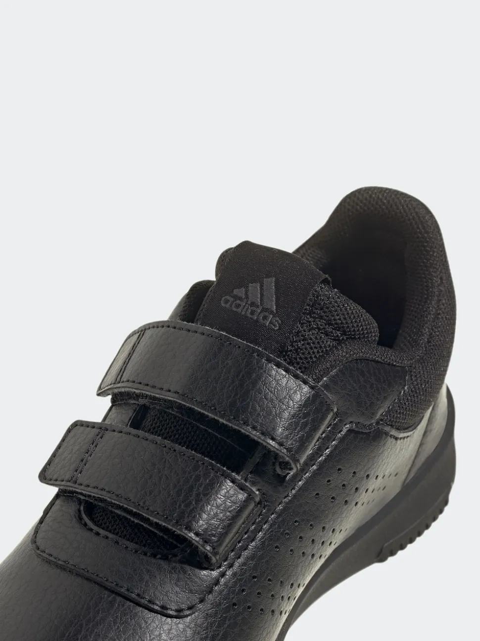 adidas Black Hook and Loop Tensaur Kids Trainers
