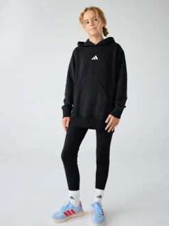 adidas Black Kids Hoodie and Leggings Set