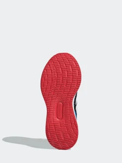 adidas Black Marvel Spider-Man Runfalcon Hook and Loop Kids Trainers