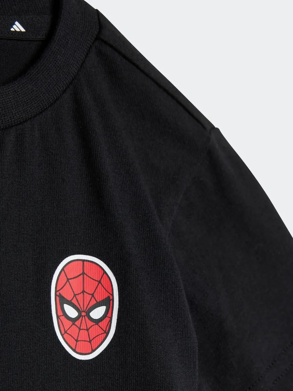 adidas Black Marvel Spider-Man Infant Kids T-Shirt and Shorts Set