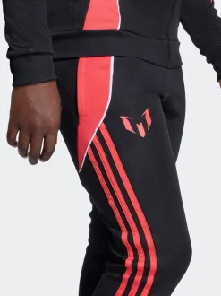 adidas Black Messi Training Joggers Kids