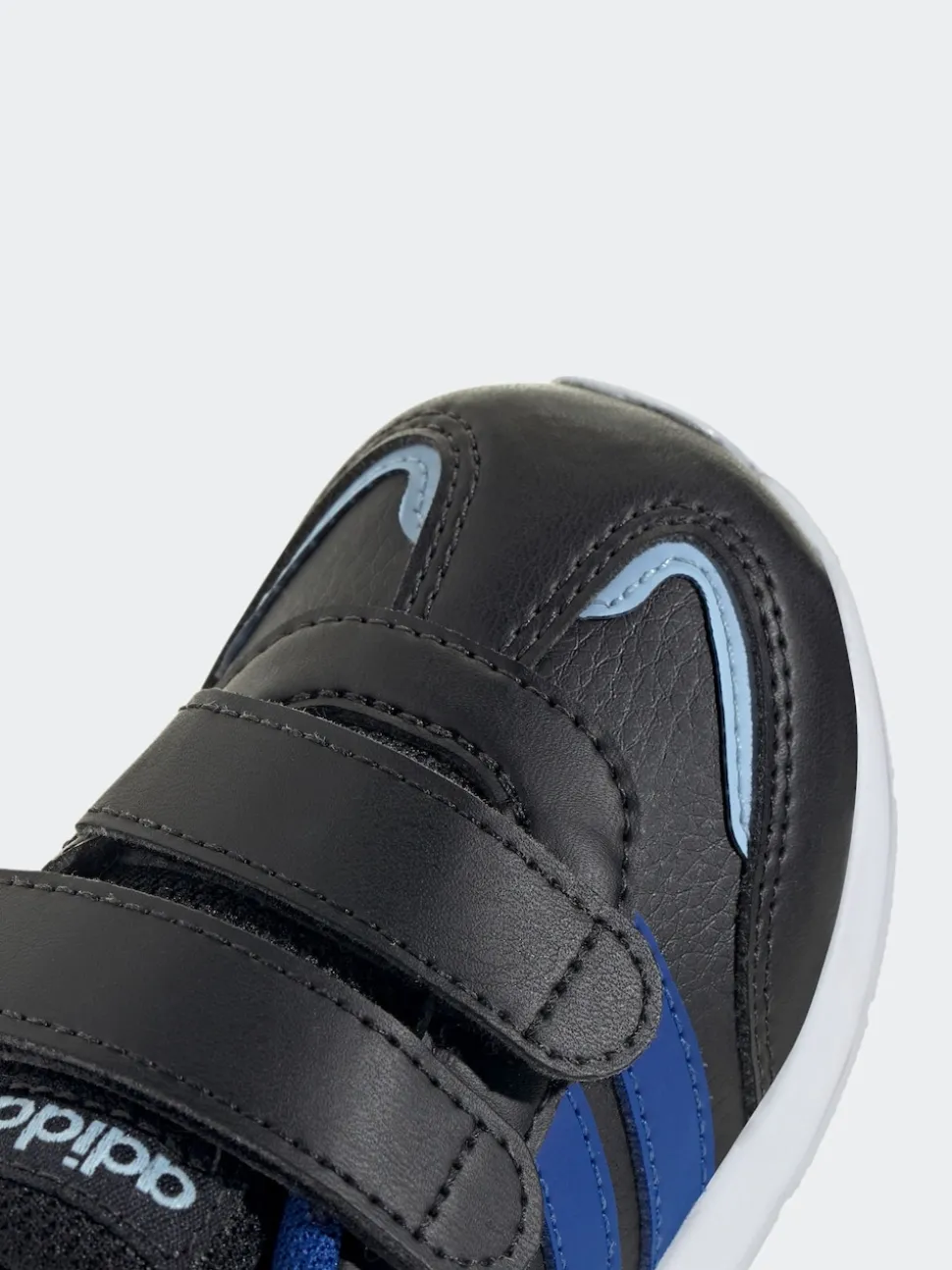 adidas Black/Navy Tensaur Switch Hook and Loop Infant Trainers
