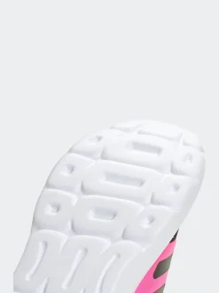 adidas Black/Pink Tensaur Run 2.0 Lace Junior Trainers