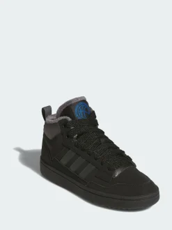 adidas Black Rapid Court Mid Winterized Shoes