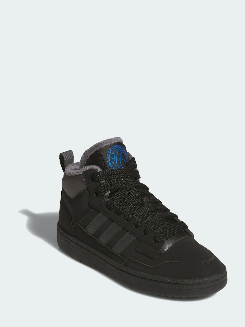 adidas Black Rapid Court Mid Winterized Shoes
