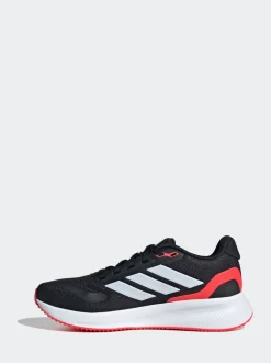adidas Black/Red Runfalcon 5 Lace Running Junior Trainers