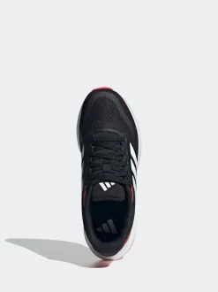adidas Black/Red Runfalcon 5 Lace Running Junior Trainers