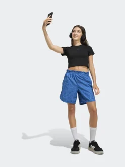 adidas Black Soft Touch Baby Crop T-Shirt
