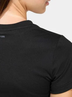 adidas Black Soft Touch Baby Crop T-Shirt