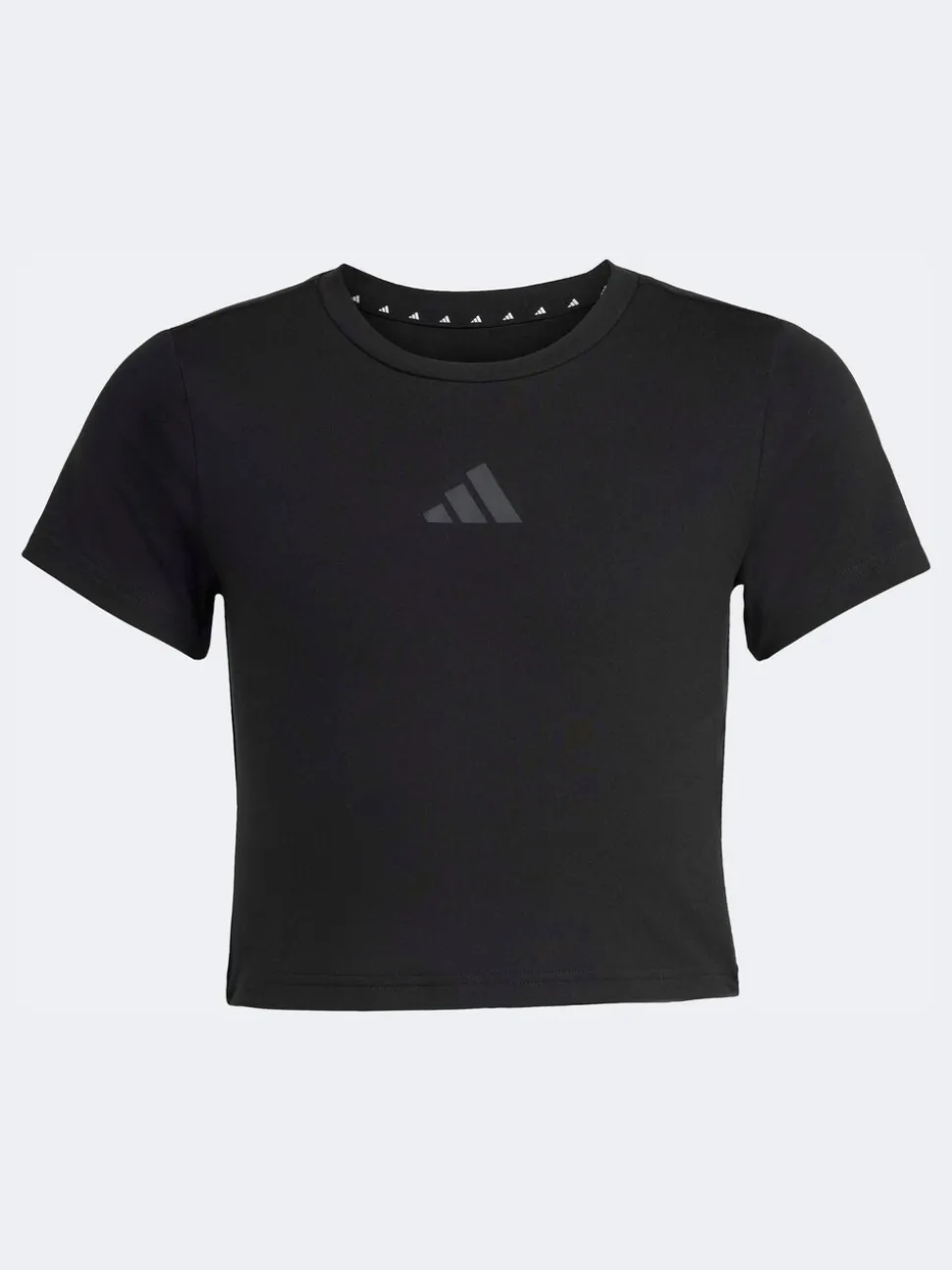 adidas Black Soft Touch Baby Crop T-Shirt