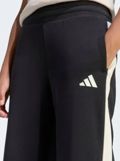 adidas Black Stadium Wide Leg Trousers