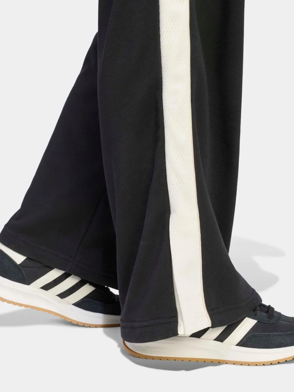adidas Black Stadium Wide Leg Trousers