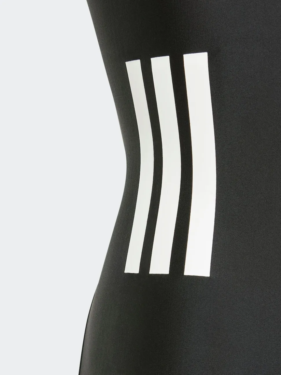 adidas Black 3-Stripes C-Back Kids Swimsuit
