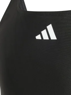 adidas Black 3-Stripes V-Back Kids Bikini