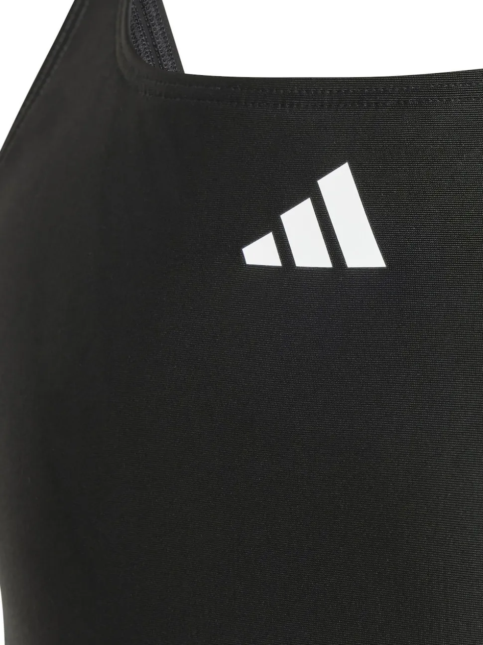 adidas Black 3-Stripes V-Back Kids Bikini