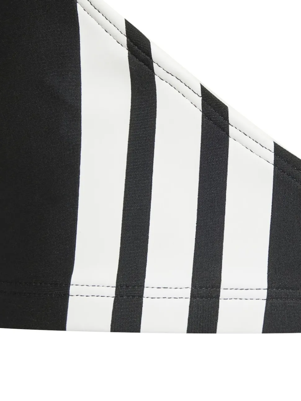 adidas Black 3-Stripes V-Back Kids Bikini