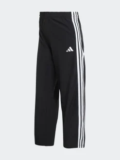 adidas Black 3-Stripes Woven Wide Leg Joggers