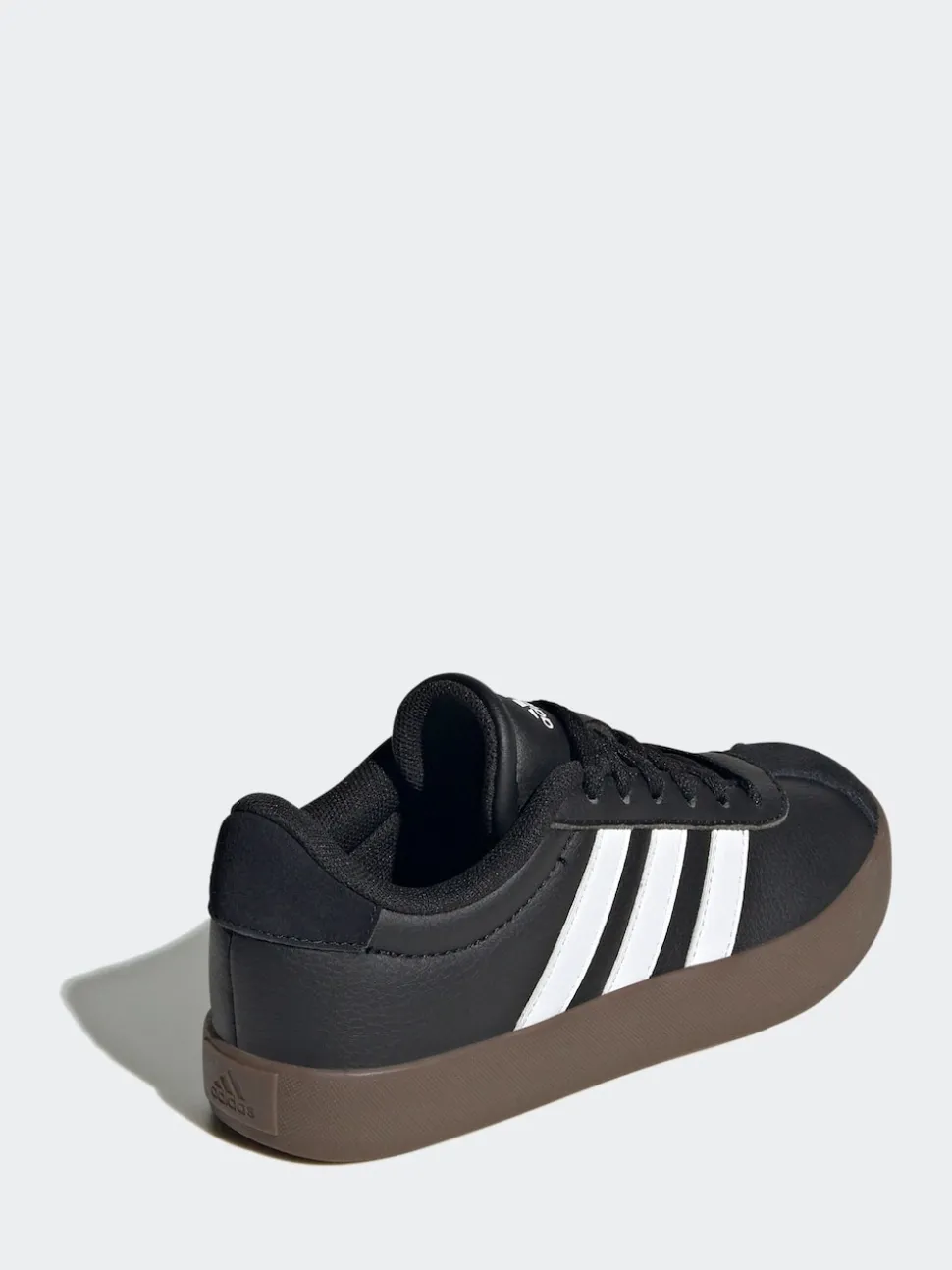adidas Black/Tan VL Court 3.0 Kids Trainers