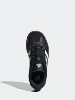 adidas Black/Tan VL Court 3.0 Kids Trainers