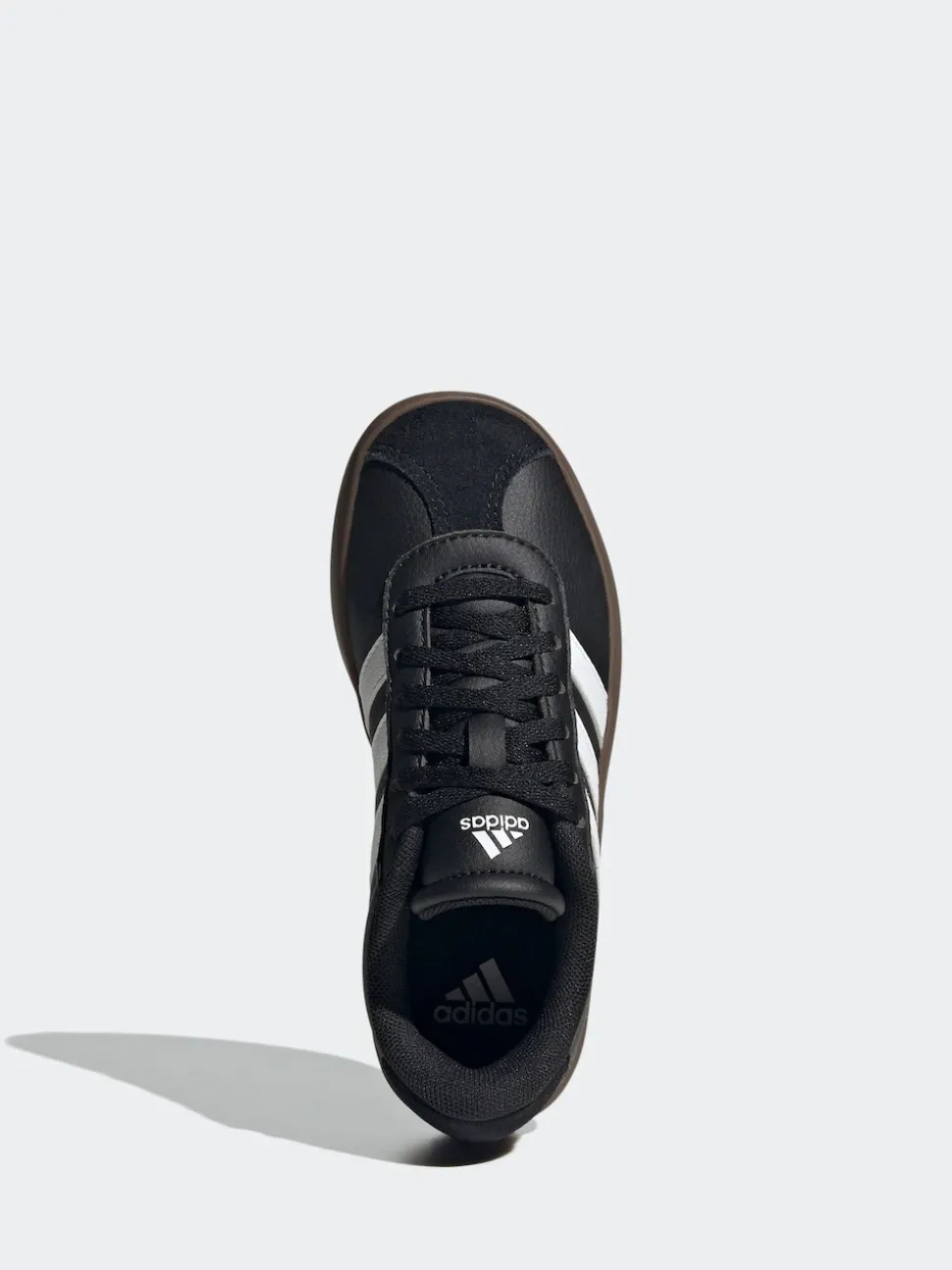 adidas Black/Tan VL Court 3.0 Kids Trainers