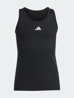 adidas Black Techfit Kids Tank Top